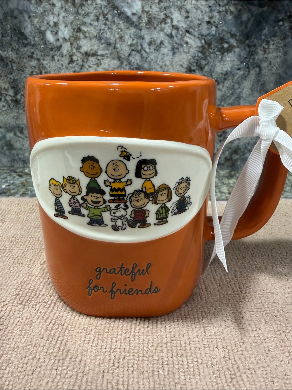 Rae Dunn x Peanuts “Grateful for Friends” Thanksgiving Mug | NWT
